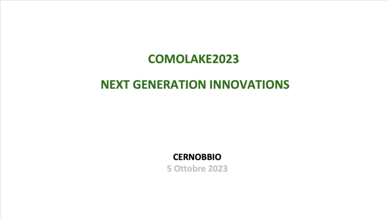 COMOLAKE 2023 NEXT GENERATION INNOVATION